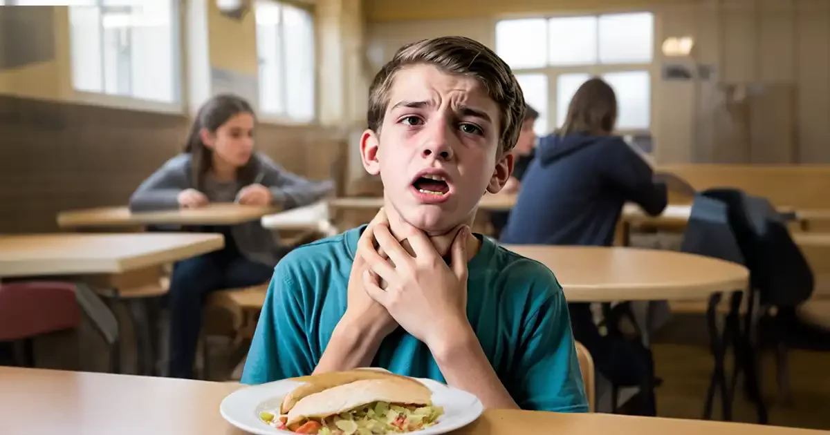 choking in the cafeteria